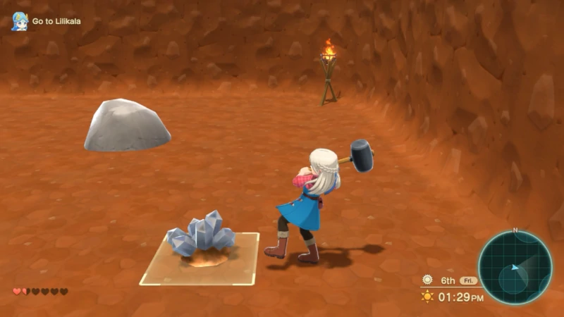 Let's smash this crystal to get some good stuff! screen shot